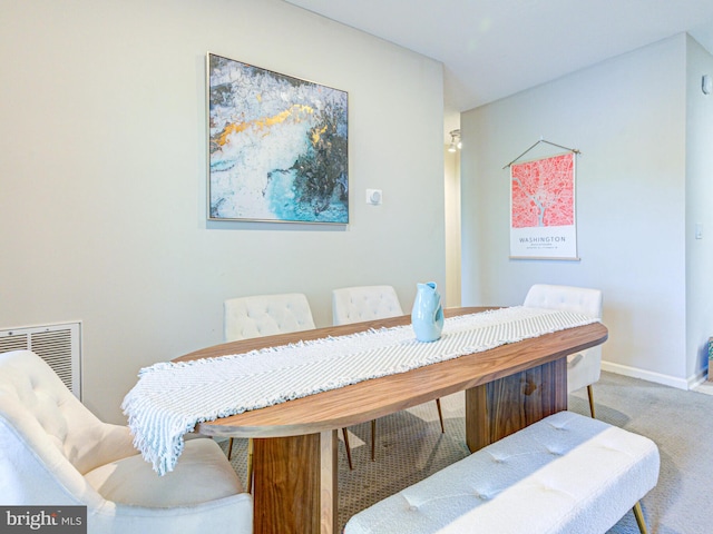 1720 Lake Shore Crest Dr Unit 35, Reston, VA 20190 - carpeted dining room featuring baseboards and visible vents