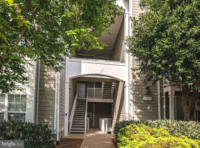 1720 Lake Shore Crest Dr Unit 35, Reston, VA 20190 - view of property featuring stairway