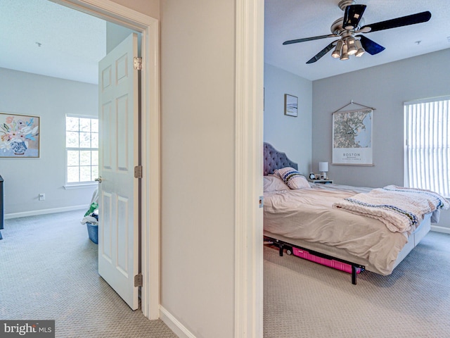 1720 Lake Shore Crest Dr Unit 35, Reston, VA 20190 - carpeted bedroom featuring baseboards and ceiling fan