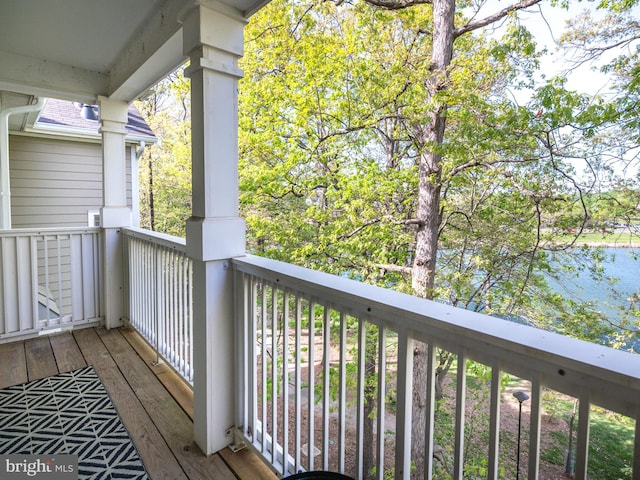 1720 Lake Shore Crest Dr Unit 35, Reston, VA 20190 - balcony with a water view