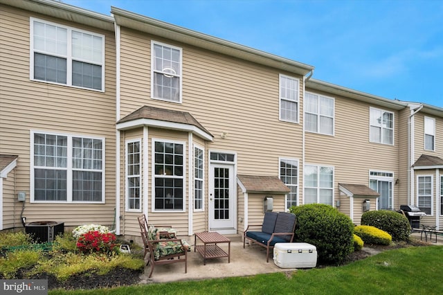 327 Amy Way, Riverton, NJ 08077 - back of house with a patio area and central air condition unit