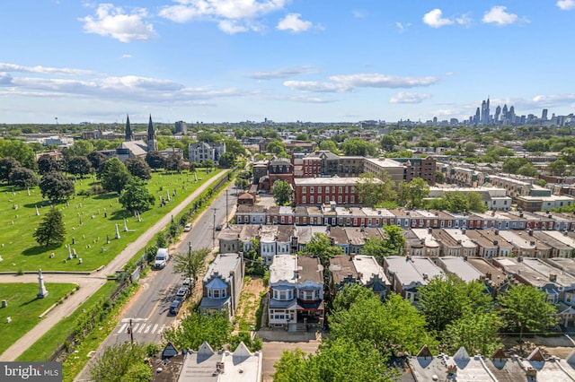 939 N 50th St, Philadelphia, PA 19131 - aerial view of skyline