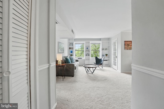 6618 Boulevard Vw Unit C1, Alexandria, VA 22307 - living room with carpet flooring