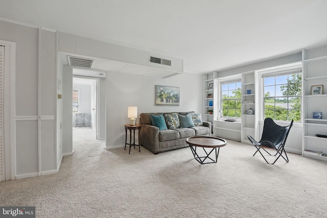 6618 Boulevard Vw Unit C1, Alexandria, VA 22307 - living area with carpet flooring and baseboards