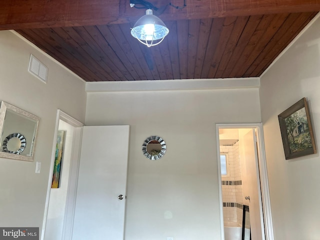 7401 18th Ave Unit 208, Hyattsville, MD 20783 - room details featuring crown molding, wood ceiling, and visible vents