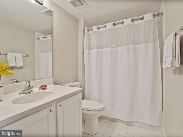 29 Norwood Ln, Fredericksburg, VA 22406 - full bath with toilet, tile patterned floors, visible vents, and vanity