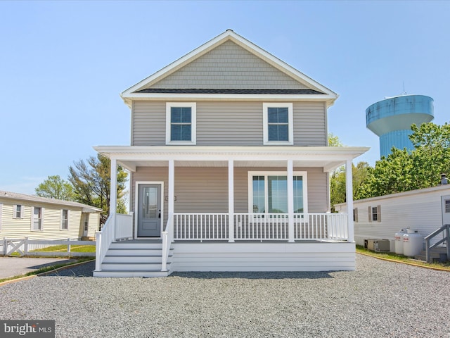 36986 Blue Teal Rd, Selbyville, DE 19975 - view of front facade with a porch