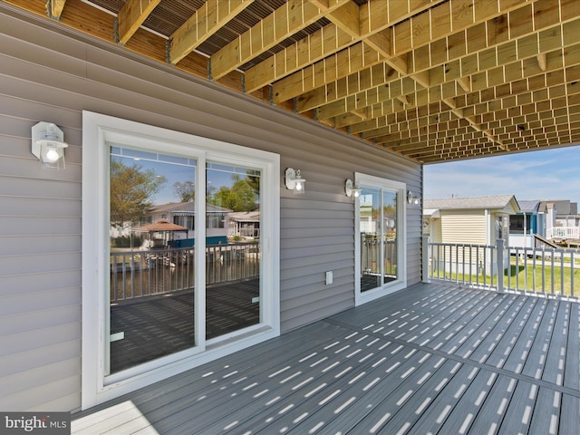 36986 Blue Teal Rd, Selbyville, DE 19975 - deck with a water view and a residential view