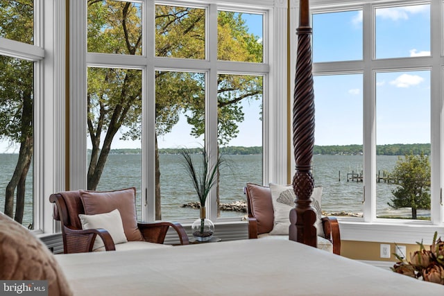 285 Eagle Hill Rd, Pasadena, MD 21122 - bedroom with a water view