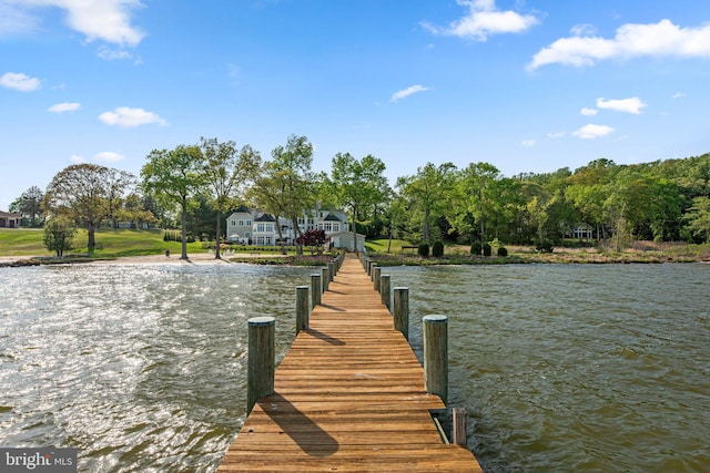 285 Eagle Hill Rd, Pasadena, MD 21122 - view of dock with a water view