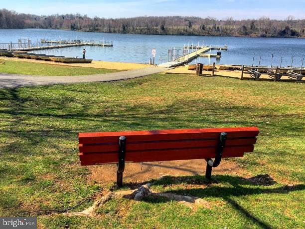 18478 Stone Holw, Germantown, MD 20874 - view of community with a yard, a water view, and a boat dock