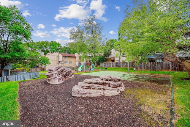 18478 Stone Holw, Germantown, MD 20874 - view of yard with a playground and fence