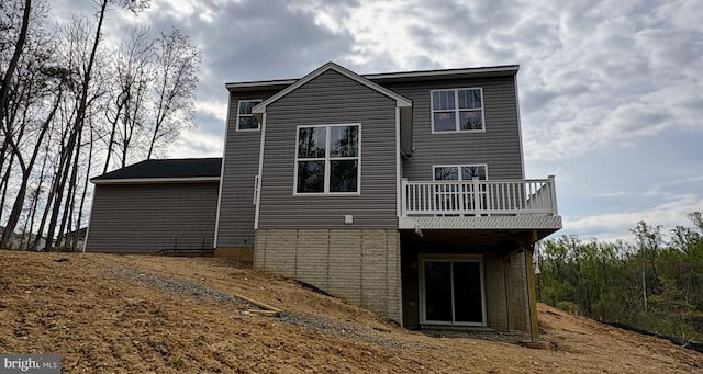 view of rear view of house