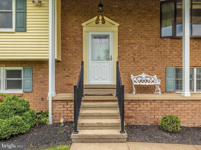 11615 Taneytown Pike, Emmitsburg, MD 21727 - doorway to property with brick siding