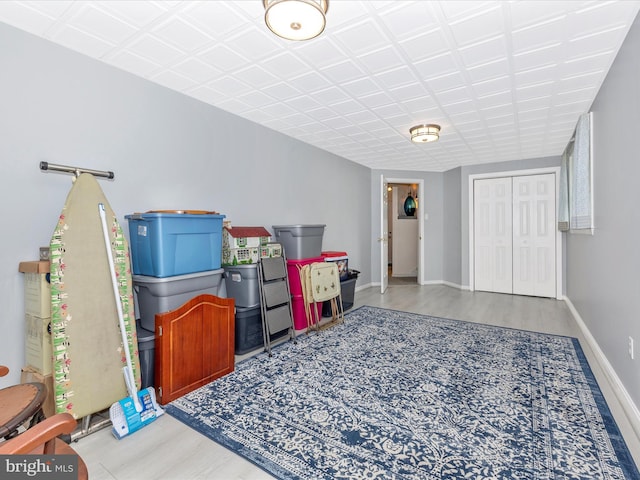 11615 Taneytown Pike, Emmitsburg, MD 21727 - recreation room with baseboards and wood finished floors