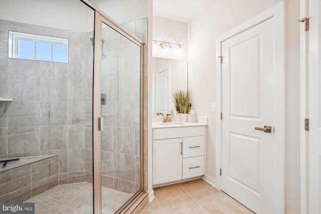 17438 Southern Shores Dr, Dumfries, VA 22026 - full bath featuring a stall shower and vanity