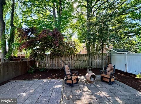 2948 Normandy Rd, Ardmore, PA 19003 - view of patio featuring a fenced backyard