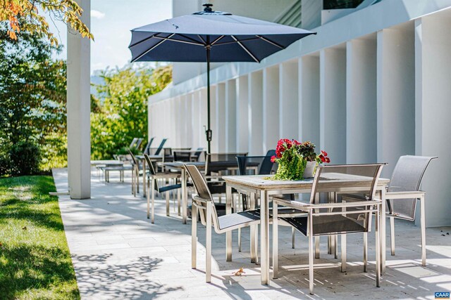 view of patio / terrace with outdoor dining area