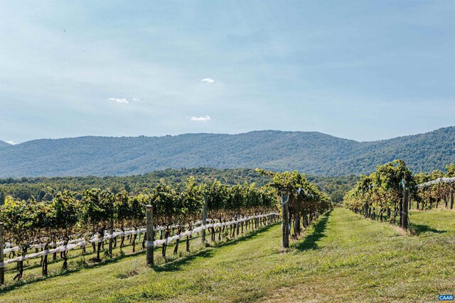 property view of mountains featuring a rural view