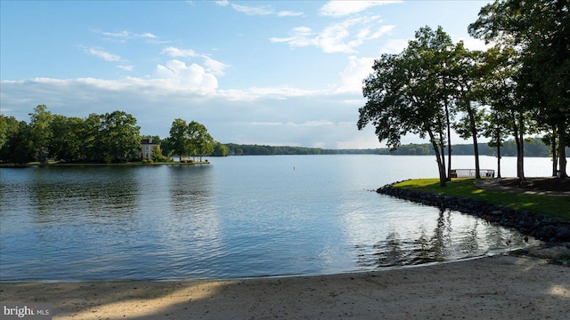 property view of water