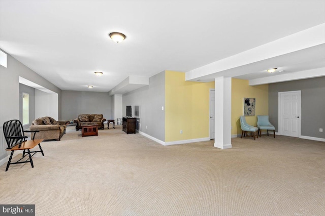 11 Garnet Way, Fredericksburg, VA 22405 - living room featuring baseboards and carpet flooring