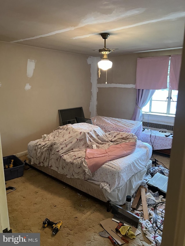 4207 Bleigh Ave, Philadelphia, PA 19136 - bedroom with carpet and a ceiling fan