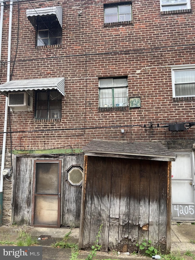 4207 Bleigh Ave, Philadelphia, PA 19136 - property entrance with brick siding