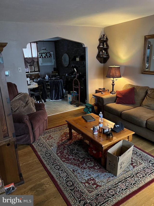 4207 Bleigh Ave, Philadelphia, PA 19136 - living room with wood finished floors