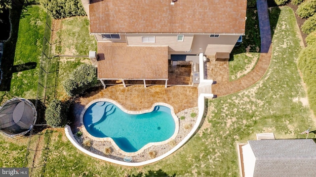 drone / aerial view