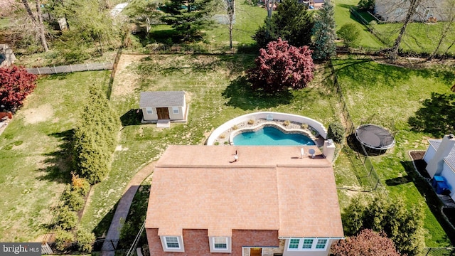 drone / aerial view