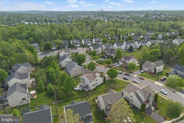 birds eye view of property featuring a residential view