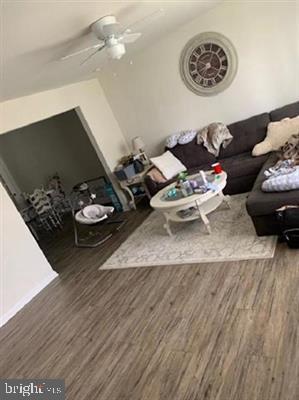 25 Bucknell Rd, Somers Point, NJ 08244 - living area featuring wood finished floors and ceiling fan
