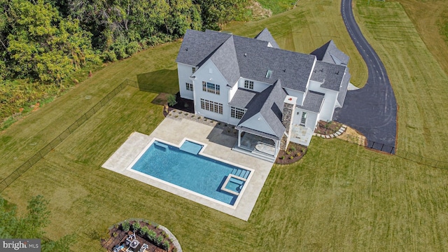 drone / aerial view