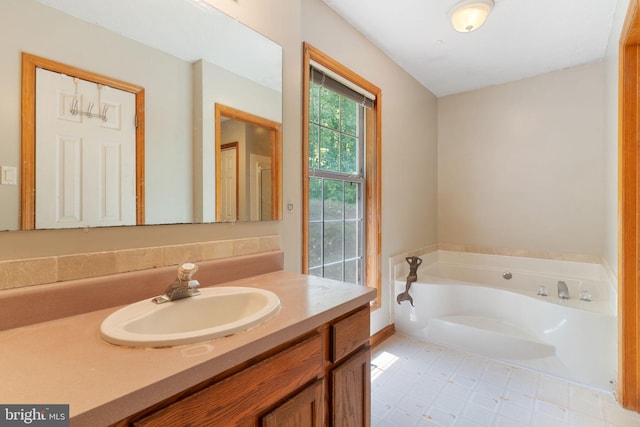 13478 Spruce, King George, VA 22485 - bathroom with vanity and a bath
