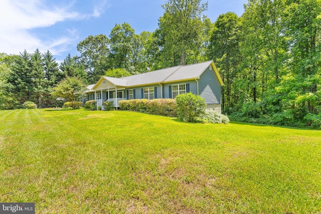 13478 Spruce, King George, VA 22485 - single story home featuring a front lawn and a porch