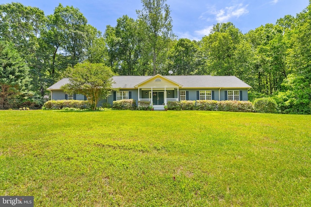 13478 Spruce, King George, VA 22485 - single story home with a front lawn and a sunroom