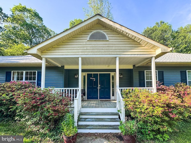 13478 Spruce, King George, VA 22485 - view of front of property with a porch and a shingled roof
