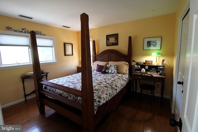 646 River Oak Ct Unit A-8Bs, Salisbury, MD 21801 - bedroom with dark wood-type flooring and baseboards