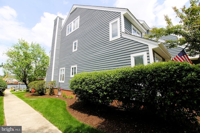 646 River Oak Ct Unit A-8Bs, Salisbury, MD 21801 - view of side of home featuring a chimney