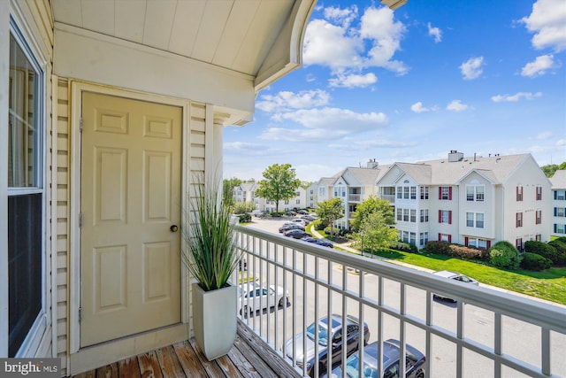 7524 Snowpea Ct Unit 9, Alexandria, VA 22306 - balcony with a residential view