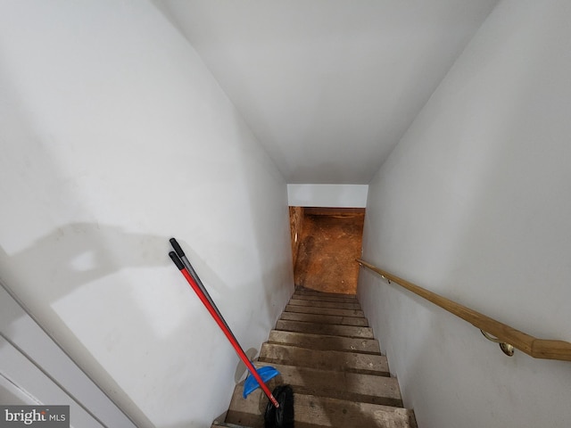 view of stairs