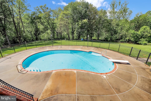 2812 Pheasant Ln, Clarksburg, MD 20871 - view of pool with a diving board