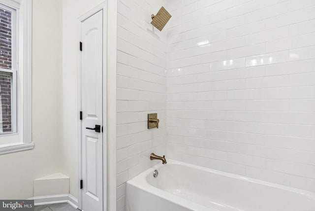 1107 S Divinity St, Philadelphia, PA 19143 - bathroom with  shower combination and baseboards