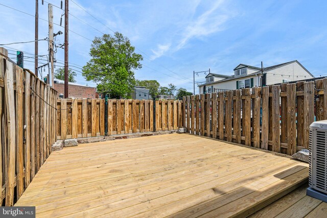 1107 S Divinity St, Philadelphia, PA 19143 - deck featuring a fenced backyard