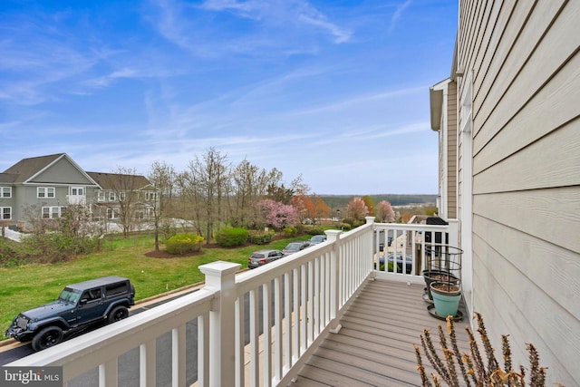 20920 Houseman Ter, Ashburn, VA 20148 - deck featuring a residential view