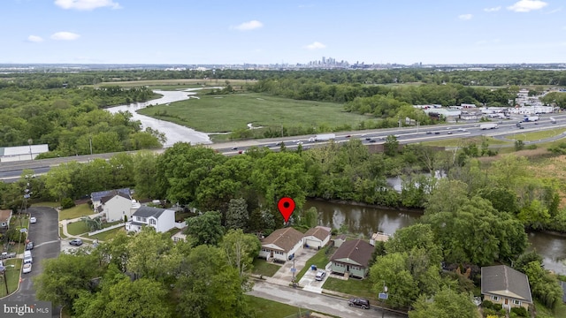 39 Riverview Ave, West Deptford, NJ 08086 - view of property location featuring a tree filled landscape, a large body of water, and a highway