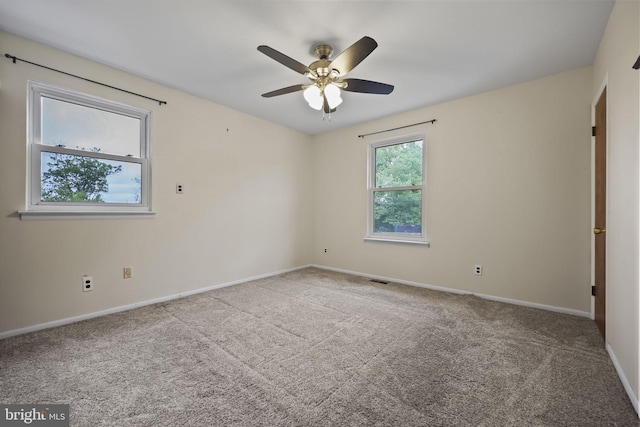39 Riverview Ave, West Deptford, NJ 08086 - carpeted spare room featuring ceiling fan and baseboards