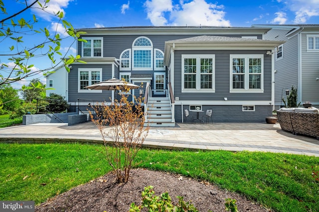 6354 Islington St, Middle River, MD 21220 - rear view of house with a patio