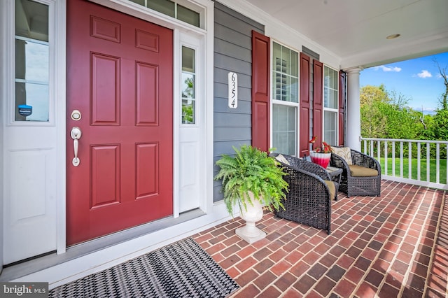 6354 Islington St, Middle River, MD 21220 - view of exterior entry featuring a porch