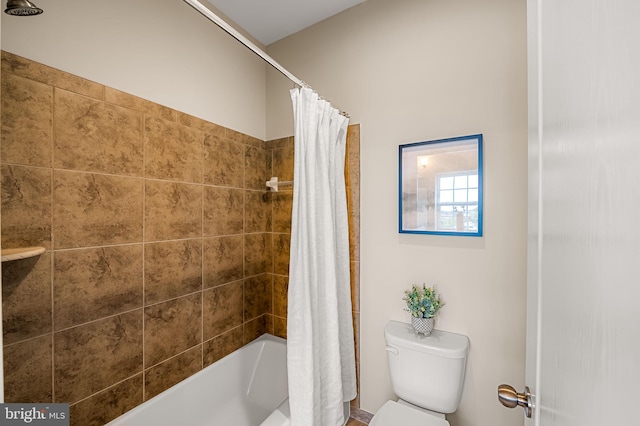 6354 Islington St, Middle River, MD 21220 - full bath featuring shower / bathtub combination with curtain and toilet
